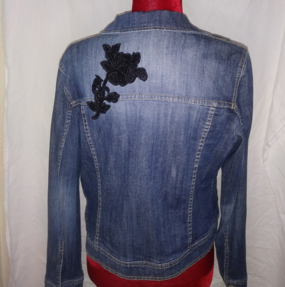 Custom women's jean jacket